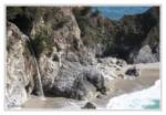 Pfeiffer State Beach in Big Sur. The waterfall inspired this trip. =)